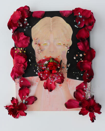 Oil paint on wood
