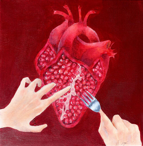 Oil paint on canvas